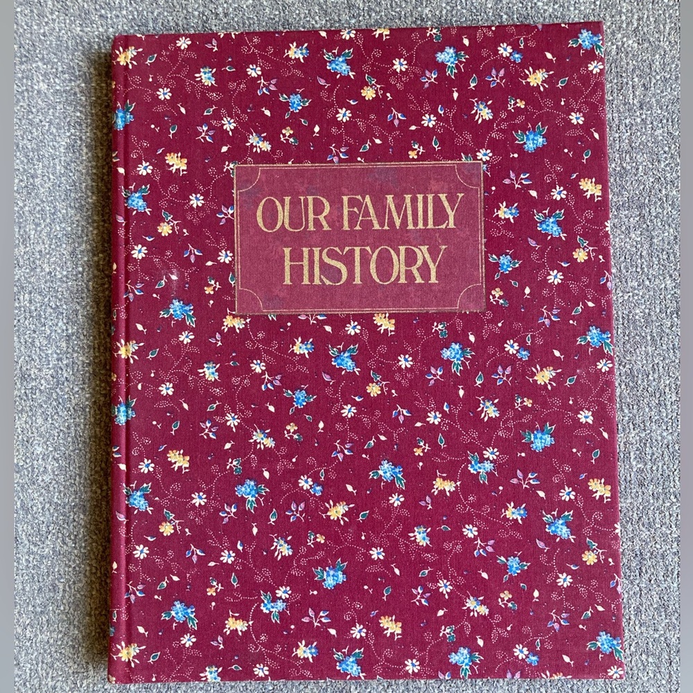 Cottagecore vibe Our Family History book
